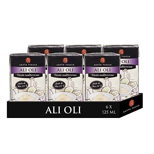 Santa Teresa - PACK de 6 - Ali Oli Elaborado Con Ingredientes Naturales Sin Conservantes Ni Aditivos. 6 unds