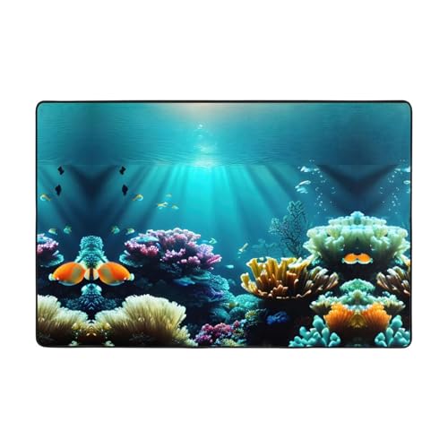 Tapis paysage sous-marin super doux et isolant pour salon - 2