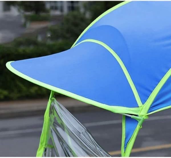 Copertura antipioggia per moto scooter bici cappotta parasole impermeabile