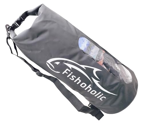 Sac étanche Fishoholic de camping et pêche avec fermeture sécurisée durable 15L