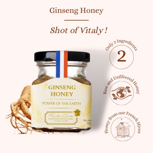 LES ABEILLES DE MALESCOT - Wellness Honey 4.4oz (Ginseng) miniatura 3