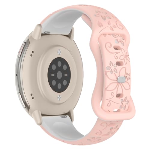 [SumNeol] 20mm �o���h Amazfit Active 3 Premium/Active 2 Square/active2/Bip 3 Pro/Bip 3 �Ή� �V���R���f�� �}�[�g�E�H�b�`�x���g �ʋC�� �y�� �����\ �j�����p �����o���h 