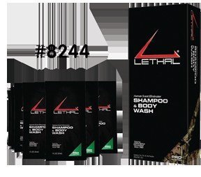 LETHALProduction Division Shampoo and Body Wash Pouches (18-Pack), 1-Ounce