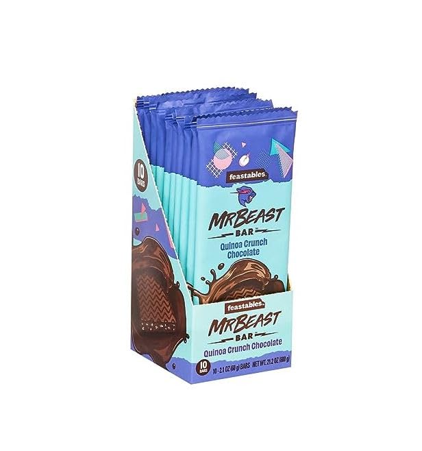 Mr Beast Exclusivo Edición Limitada Quinoa Crunch 10 Pack