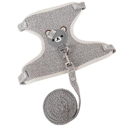 JchEnye Harnais pour Lapin Nain,ccessoires pour Chihuahua, Colliers et Laisse pour Petits Animaux. Harnais avec Laisse, Harnais pour Chiens et Chats. Laisse...