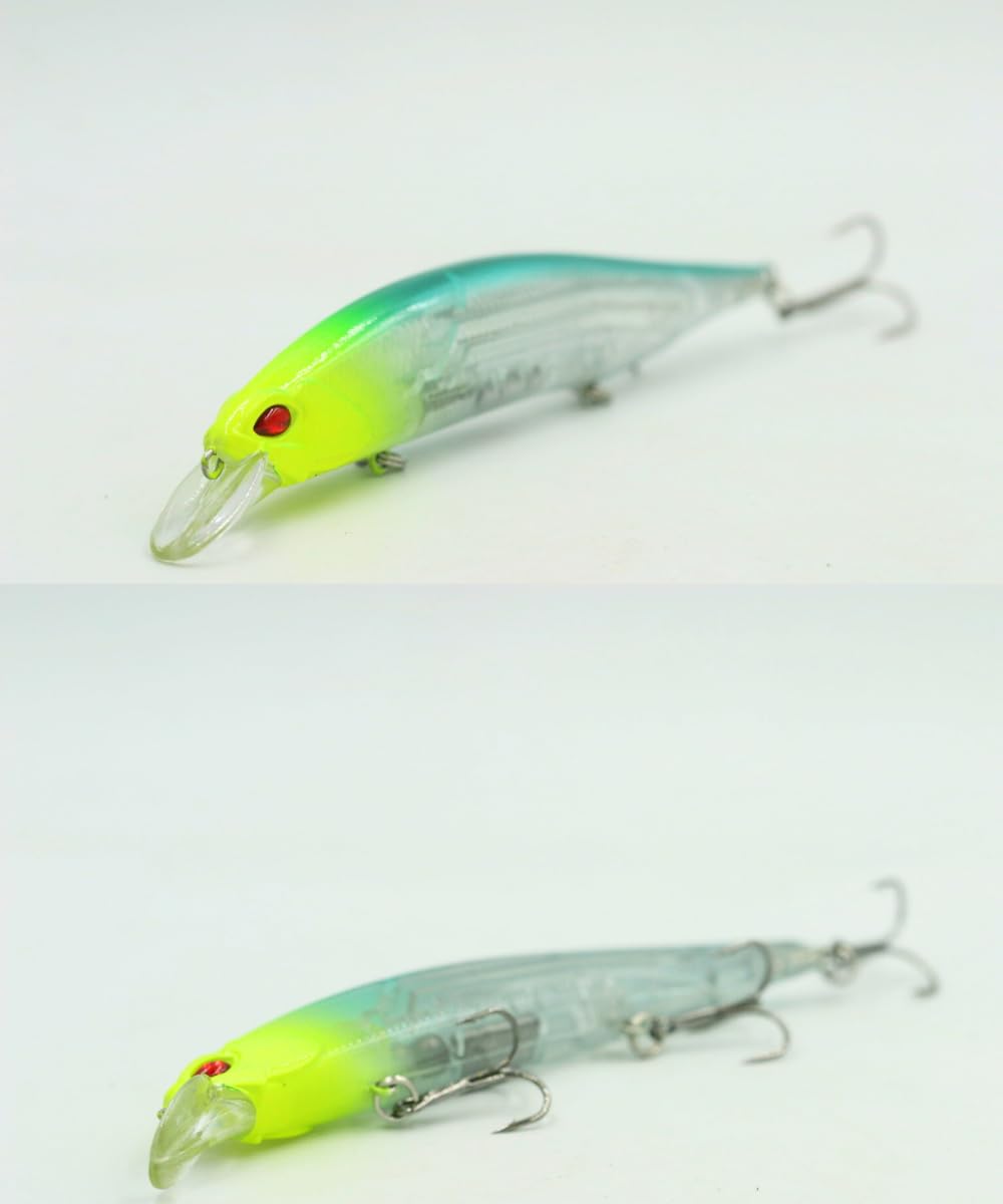 Amazon.co.jp: Blue Ocean フローティング ミノー ルアー 120mm