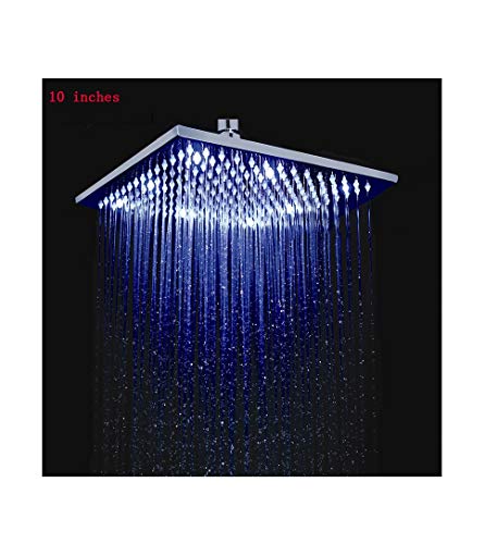 Tête de douche LED anti-brûlure à panneau de cuivre durable