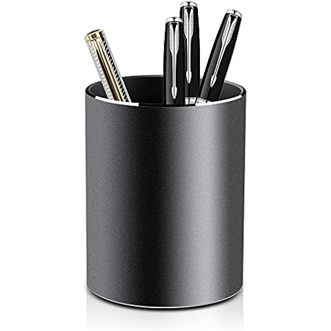 VAYDEER Durable Metal Pen Holder Pot Cover