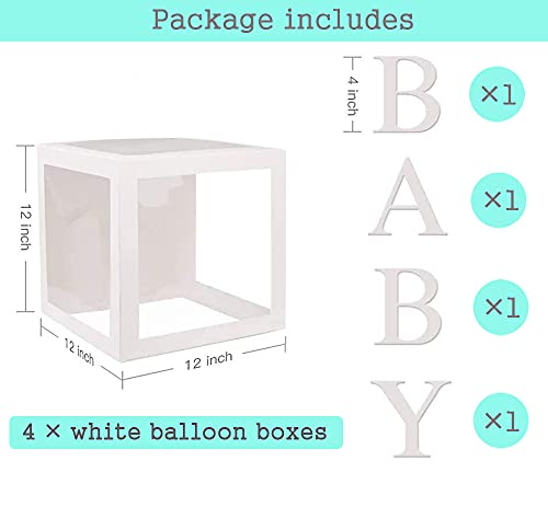 Decorazione Baby Shower Box, 4 Pezzi Baby Box