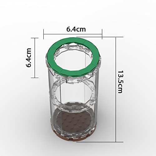 Tewerfitisme 24 Stücke Blumenstrauß Vase Modell,Botanik Kollektion Custom Vase Bausteine Kompatibel mit Lego 10280 40461… – Bild 4