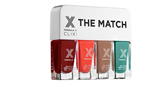 Formula X The Match CLIX: Medium To Deep Skintones - Curiosity, Power Source, Evocative, High Frequency