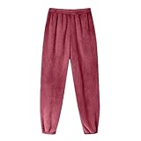 [Matière] : Ce pantalon de pyjama est fabriqué en flanelle/cachemire de haute qualité, doux, chaud et confortable, offrant une excellente isolation thermique pour un sommeil confortable. Ce pyjama offre une excellente isolation thermique, vous gardant au chaud et à l'aise pendant les mois froids d'hiver.