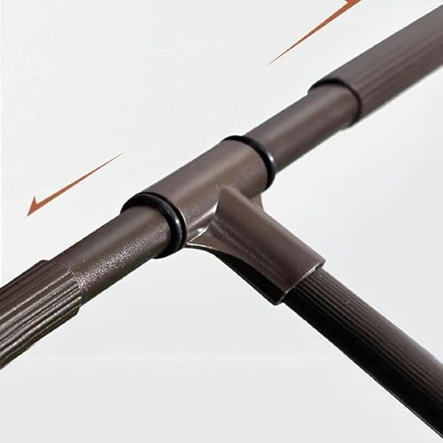 Tringle de penderie réglable robuste pour optimiser les armoires hautes