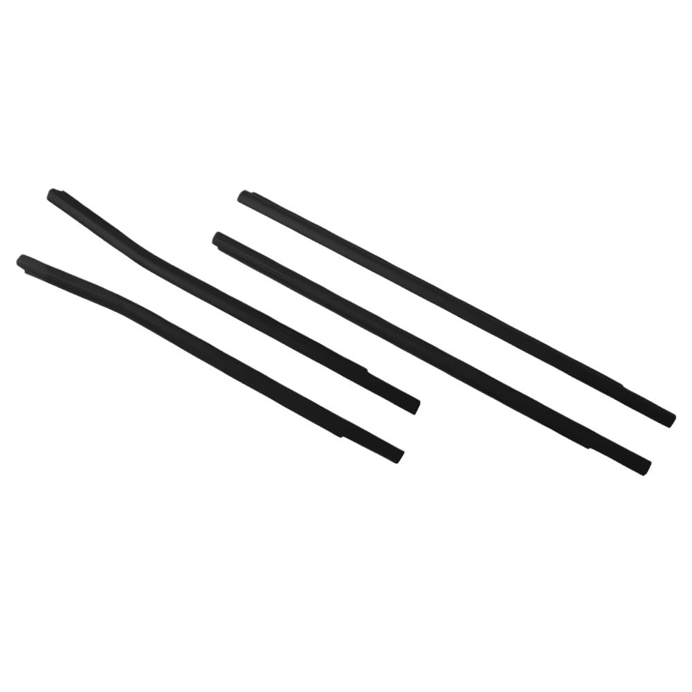 Car Window Weather Strip for Ranger 2012-2020 4Pcs Outer Window Rubber Weatherstrip Doors Glass Weather Strip Moulding Trim Sealing Strips