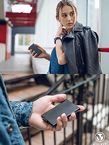 Image of VULKIT Aluminium Men RFID Blocking Wallet(champagne)