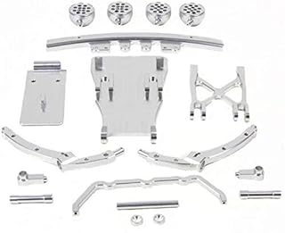 Hockus Accessories Aluminum Alloy Front Bumper Sets Assembly for 1/5 rc hpi Racing 5T rovan Remote Control Toys Gasoline car - (Color: Silver)