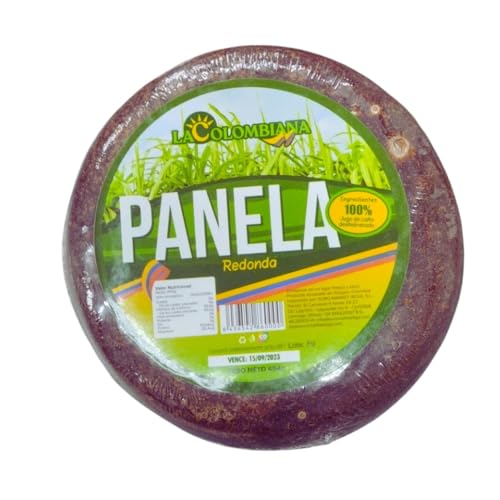 La Colombiana Panela Redonda, Jugo de Caña Deshidratado, Dulce Natural