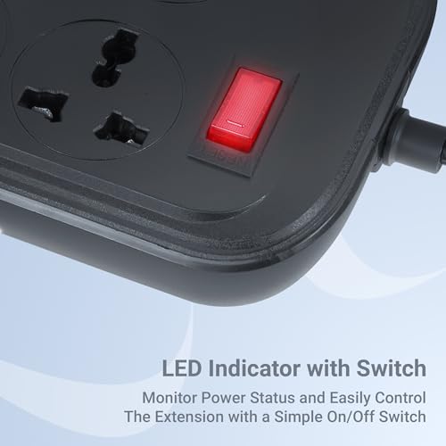 Image of ZEBRONICS Power BAR 282,Extension Board /Strip,2500 Watts,10 Amps,1x Type C Port(15.5W),8X Universal Socket,4+1 USB Port(15.5W),On /Off Switch,Overload Protection,Wall Mountable,2 Meter,Grey