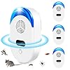 DOBWGXZ Ultrasonic Pest Repeller, Mouse Repellent, 4 Pack Insect Repellent Plug In, Pest Control for Mice, Rat, Mosquito, Spider, Cockroach, Ant, Fly Etc, Safe for Pets and Humans (1, Blue)