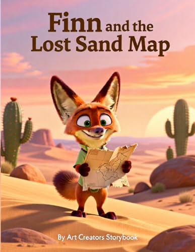 Finn and the Lost Sand Map: A Fun Adventure About Listening, Focus, and Following Directions for Ages 3?7 (Finn the Fennec Fox: 