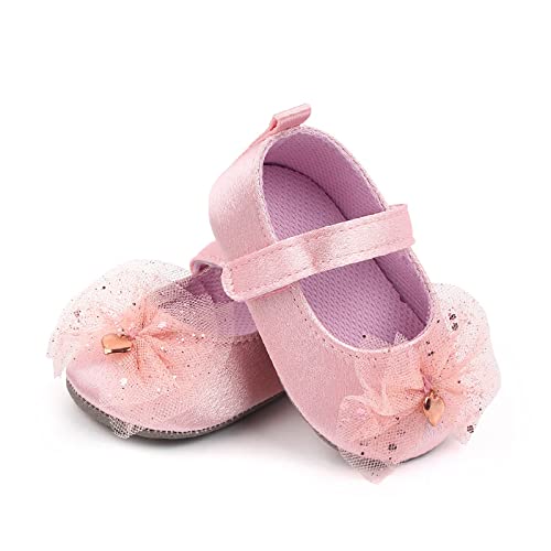 Infant Girls Single Shoes Mesh Bowknot First Walkers Shoes Toddler Sandals Princess Shoes Sandals for Girls Toddler3