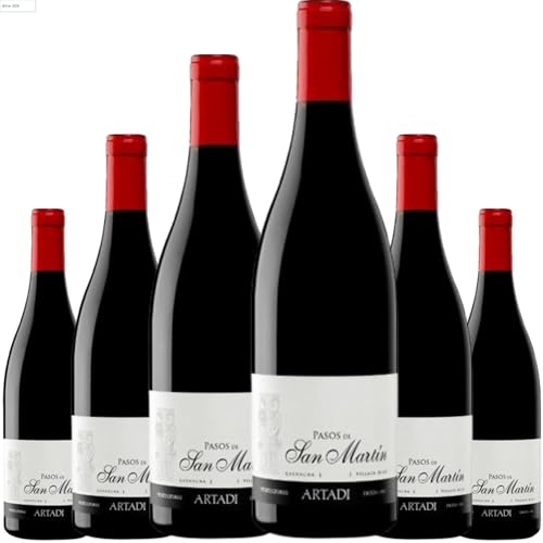 Artazu Pasos de San Martín Garnacha Tinto con Crianza, Vino Ecológico de Navarra con Personalidad, Elegancia y Carácter Frutal Equilibrado| 6 botellas
