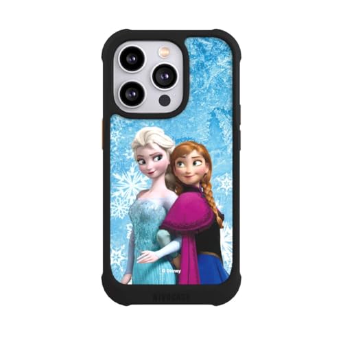Coque iPhone 14 Pro MagSafe NIVOmax La Reine des Neiges Disney Noire