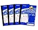 Mintra Primary Composition Notebook, 4 Pack, Blue Cover, 80 Sheets, 7.5in x 9.75in, 1/2 Sheet, Ruled with Drawing Area, Flexible Hardcover Journal , Grades K-2, School & Home Use