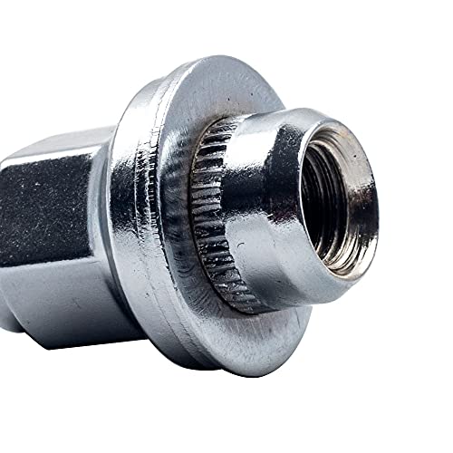 maXpeedingrods Satz mit 20 Alu-Radmuttern, M12 x 1,5 Radmuttern mit Sicherungsring für Jaguar X-TYPE/F-TYPE X152 Cabrio 3.0 S AWD 3-80-PS