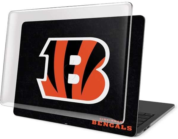 Skinit Case + Skin Compatible with MacBook Pro 13in M1 (2021) - Officially Licensed NFL Cincinnati Bengals - Distressed Design