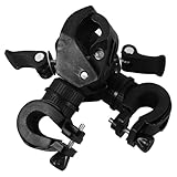 GARVALON 2 Stück Robuster Rollstuhl Stockhalter aus Kunststoff und Metall Drehbarer Gehstockhalter für Senioren und Erwachsene Leichter Kompakter Gehstock Organizer zur Praktischen