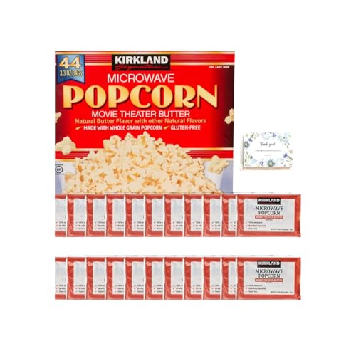 Costco コストコ カークランドシグネチャー 電子レンジ用ポップコーン93.5g×22袋 +ショップオリジナルティッシュ付