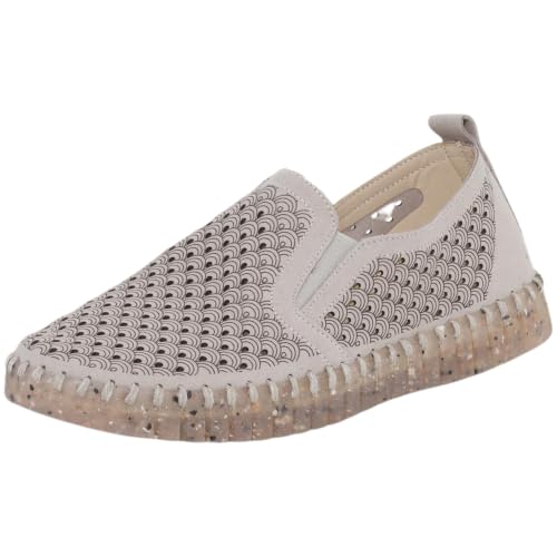 Image of Ilse Jacobsen HORNBAEK Women's Tulip Slip-On Flat | Elastic Side Panels | Lightweight Flexible Comfort.