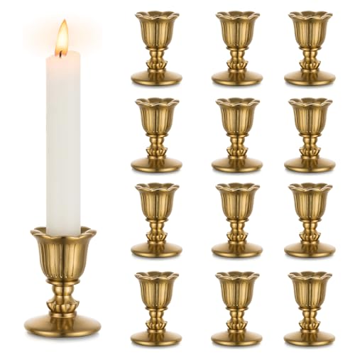 Vintage Candlestick Candle Holders Brass -...
