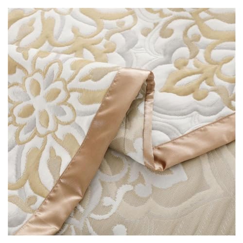 Colcha Jacquard King de algodón transpirable para evitar el calor nocturno 6