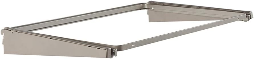 Closet Culture by Knape & Vogt 23 in. Champagne Nickel Basket Surround Kit