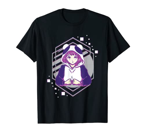 Japão Vaporwave e Vaporwave com rapariga Vaporwave e anime t-shirt