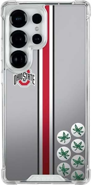 Skinit Clear Phone Case Compatible with Galaxy S25 Ultra - Officially Licensed Ohio State University The Ohio State Buckeyes Design