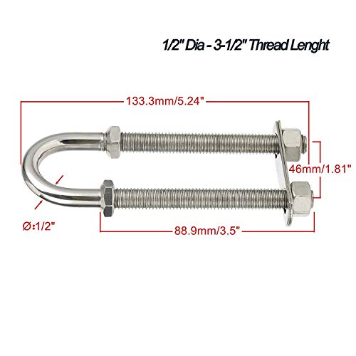 image for Amarine Made Amarine-made Stainless Steel Marine Boat Stern Bow Eye Ti