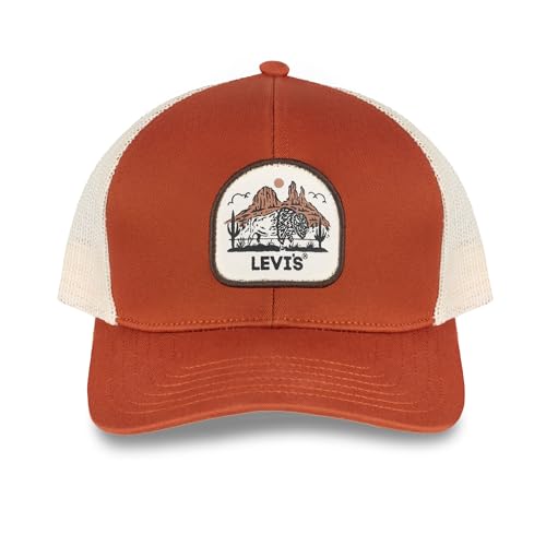 Image of Levi's Men's Classic Style Logo Trucker Hat - Adjustable Lightweight