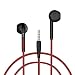 Mxditect In Ear Headphones, iPhone Earphones with microphone Stereo Earbuds Perfect for Sports