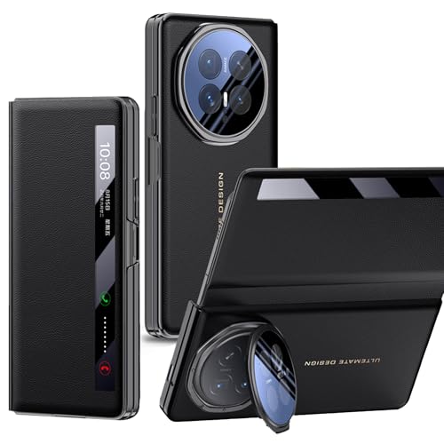 Étui Honor Magic V6 flip noir à réveil auto idéal pour regarder vos vidéos en voyage