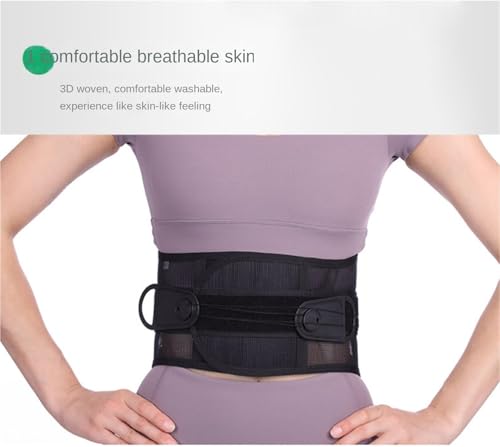 Faja lumbar y soporte de cintura con cojín de masaje y malla aireada L miniatura 2
