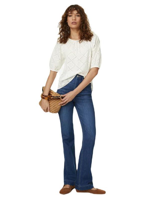 Image of Marks & Spencer Women's Cotton Solid Regular Fit Blouse