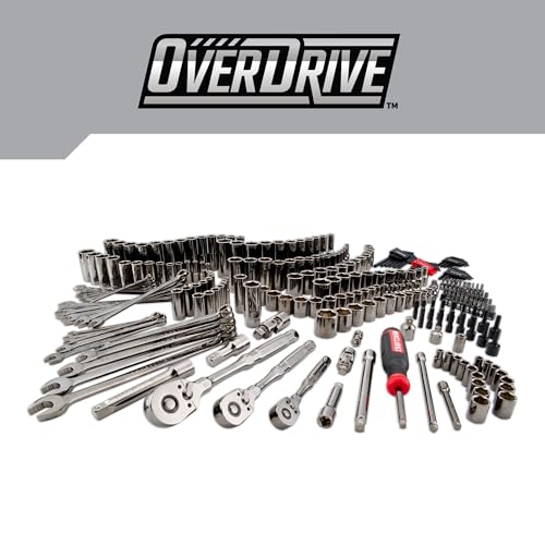 CRAFTSMAN 284-Piece Gunmetal Chrome Mechanics Tool Set with Hard Case