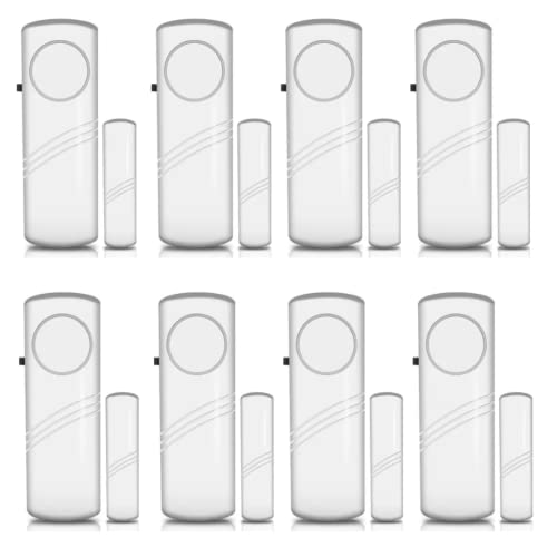 Image of ZHIZUKA Anti-Theft Door /Window Magnetic Wireless Sensor Alarm For Home Security System, Pool Door Alarm For Kids Safety Toddler Open Sensor Siren (8)