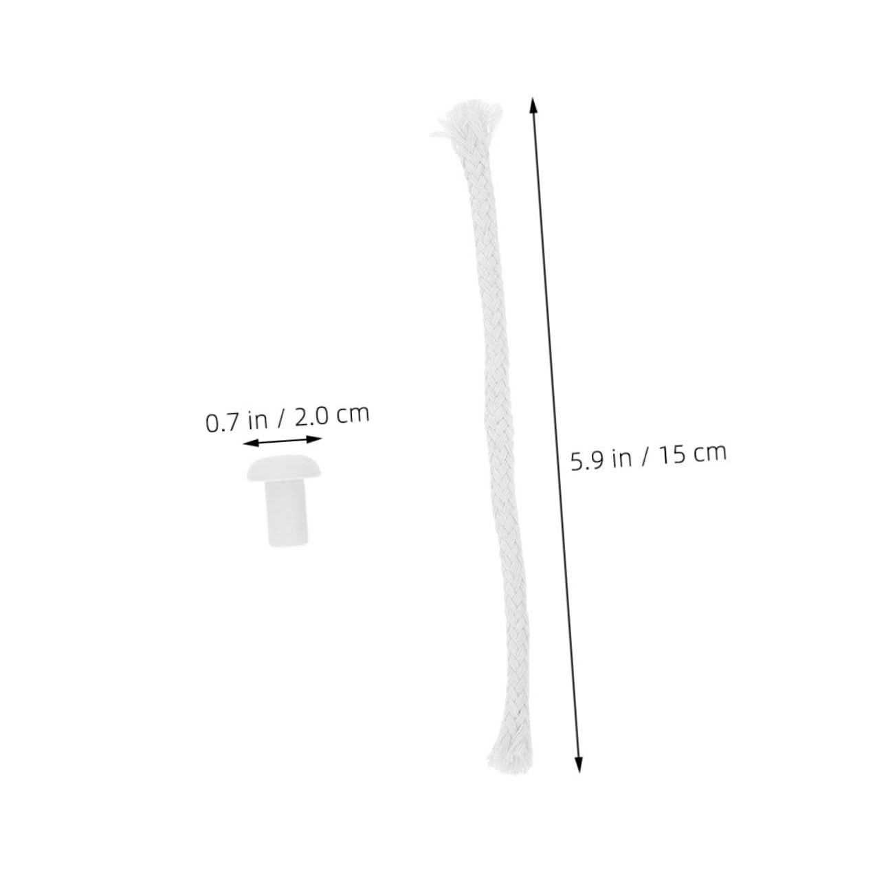 Levemolo 1 Set Reliable Wicks with Holders for Alcohol Lamps for Laboratory Experiments and Chemical Research Ensures Stable Flame and Durability