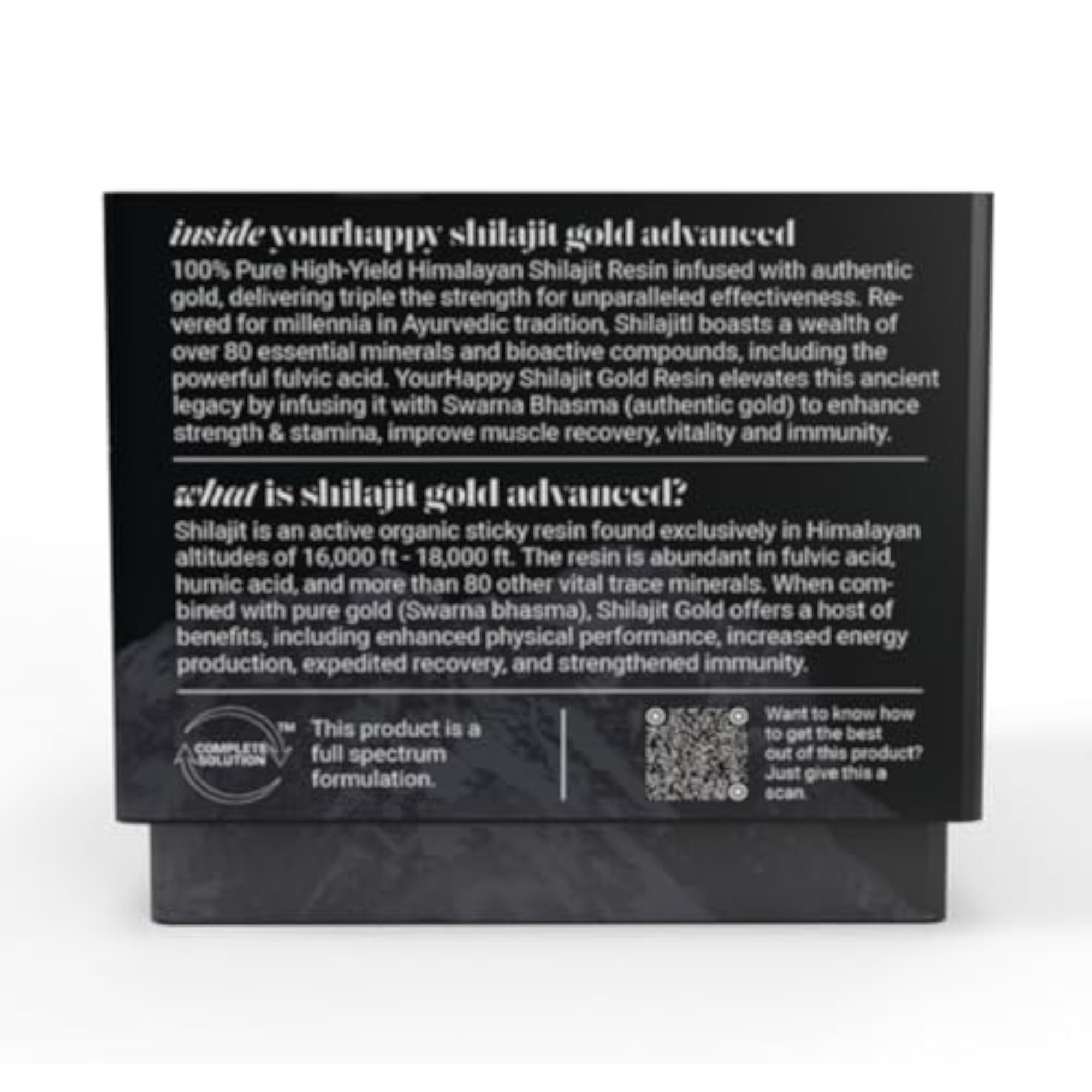 Triple Strength Shilajit Resin for Enhanced Vitality