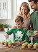 Tstars Lucky Irish Shamrock Kids Tee - St Patrick's Day Toddlers and Youth Long Sleeve Shirt Medium Green