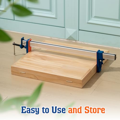ElaraBerry 4 Pack 24 Inch Parallel Clamps for Woodworking, DIY, Furniture Assembly and Craft Projects, Lightweight Heavy Duty F-Clamps for Precision Clamping, 25.79 x 5.31 x 1.57 Inches — view 6